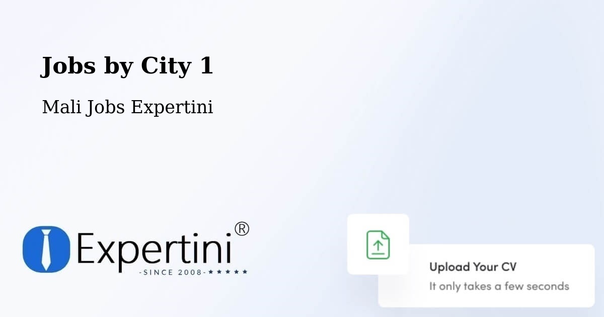 City Jobs in Mali - Expertini