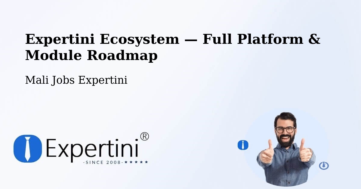 Expertini Ecosystem — Full Platform & Module Roadmap – Banamba