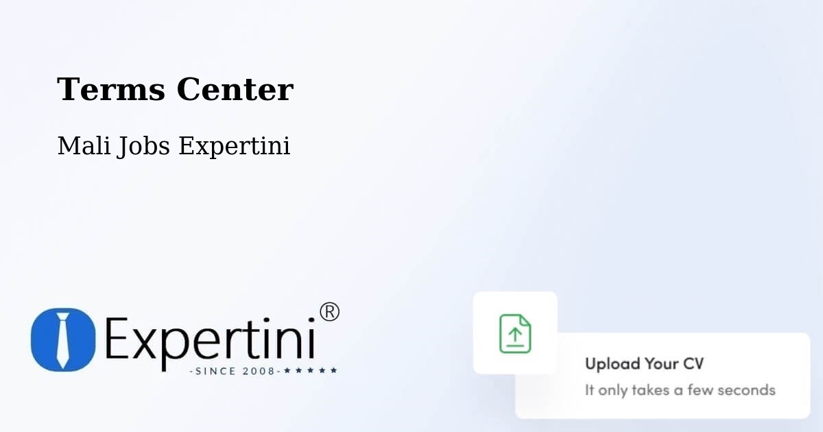 Terms of Service – Banamba - Mali Jobs Expertini